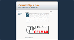 Desktop Screenshot of celmax.czwa.pl