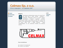 Tablet Screenshot of celmax.czwa.pl
